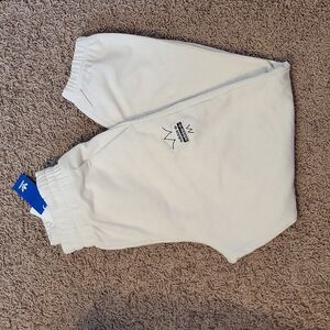 NWT Adidas Reveal Your Voice (RYV) Joggers PRESELL Off White Small RARE